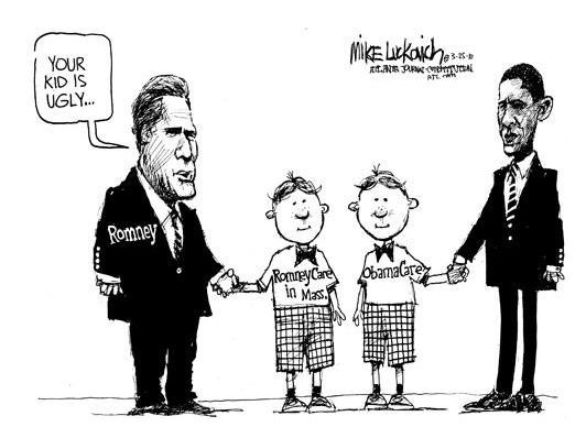 Обама vs Ромни 